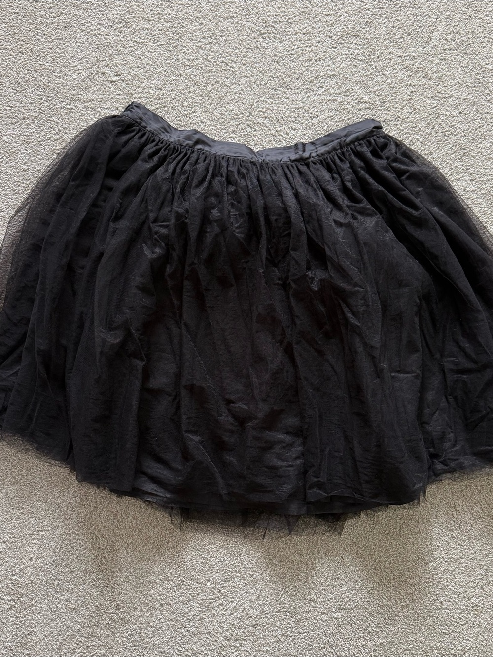 Eloquii Black Tulle A-Line Women’s Skirt